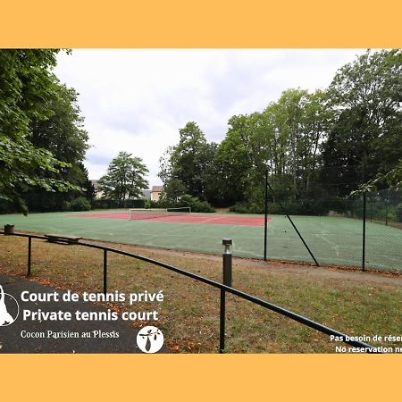 Cocon Parisien Au Plessis - Court De Tennis Prive Apartment Le Plessis-Bouchard ภายนอก รูปภาพ